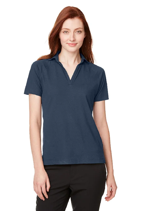 Spyder Womens Spyre UPF 40+ Short Sleeve Polo Shirt - Frontier Blue Frost