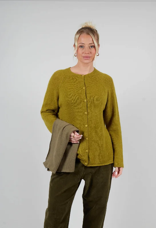 Cashmere Cardigan in Green