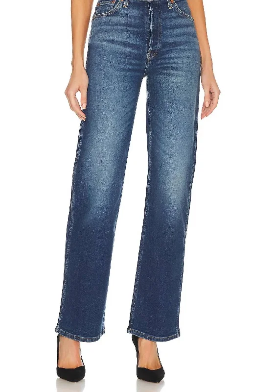 90's High Rise Loose Jean In Jetty