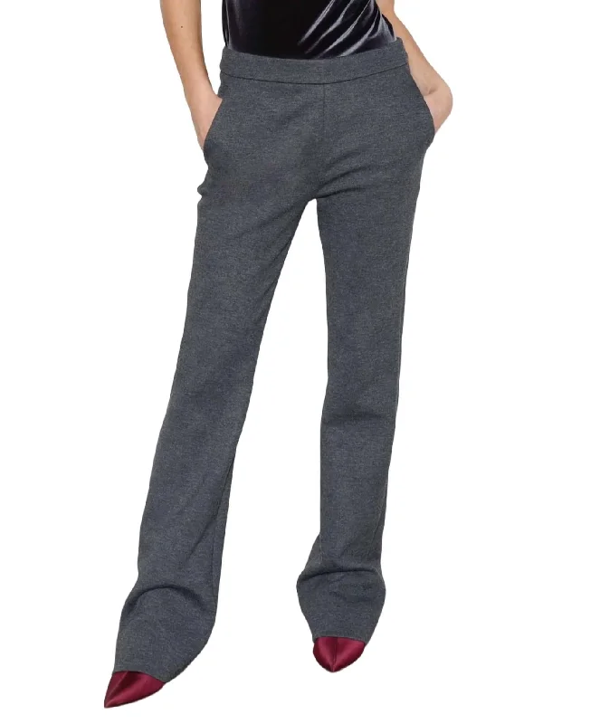 Blessing Pant In Grey Mixte