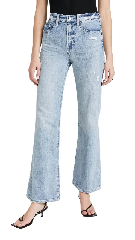 Stevie High Rise Wide Leg Jean In Ruthless