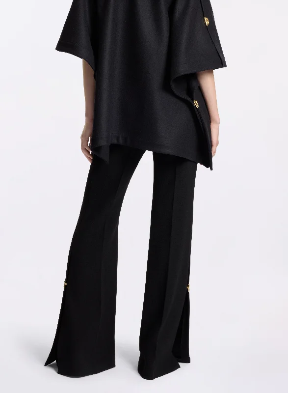 Side Slit Flared Pants