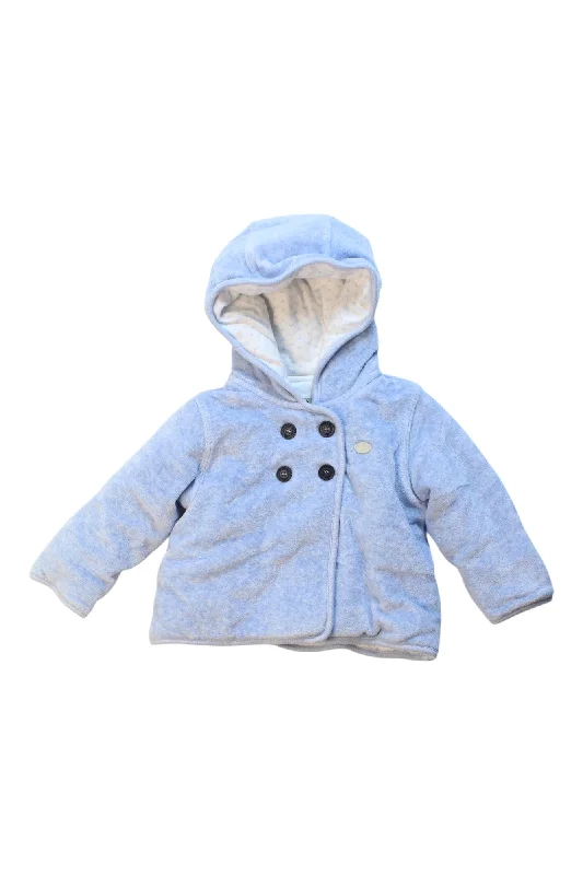 Armani Baby Quilted Hooded Jacket 3-6M