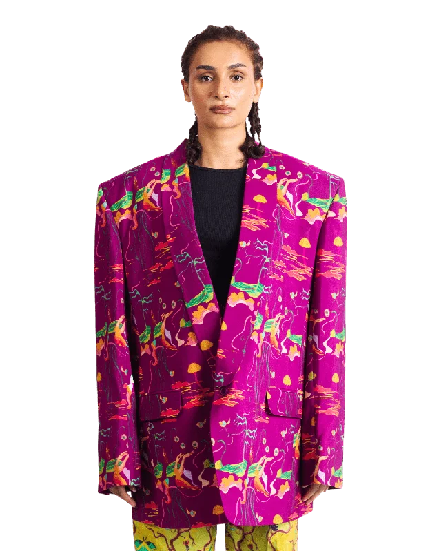 "NEON ODYSSEY" BLAZER