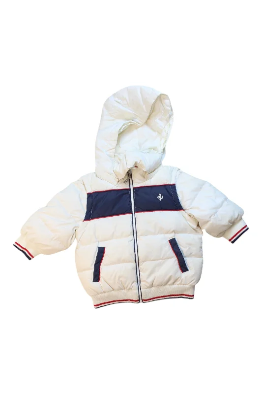 Ferrari Puffer Jacket With Hood 12-18M