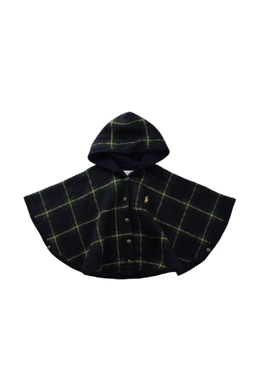 Ralph Lauren Hooded Poncho 6-12M